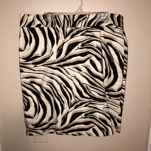 Zebra skirt